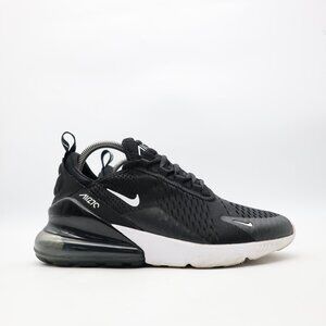 Nike Air Max 270 Women's Size 9 Black White Athletic Running Shoes Sneakers